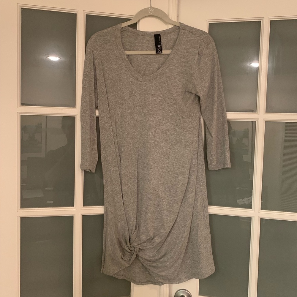 Jersey Knot Front Dress